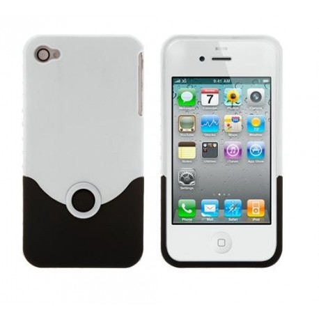 Coque Ouverture V iPhone 4 - Noir