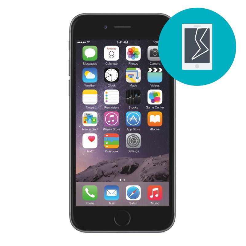 Glass Only Repair iPhone 6 Montreal, Screen Replacement iPhone 6