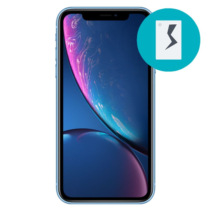 Vitre Arrière(Back Housing)iPhone XR Noir (Platinum)