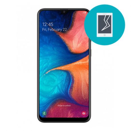 Réparation Vitre Seule Samsung A20