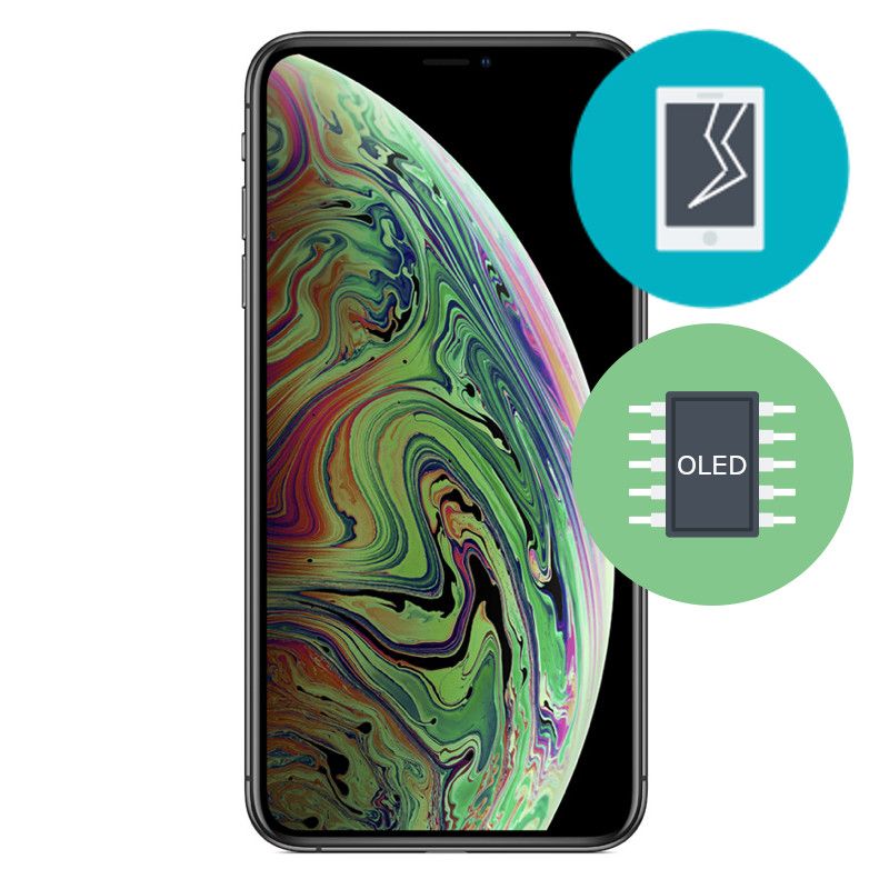 Réparation Ecran iPhone XS Max Montréal, Ecran Cassé